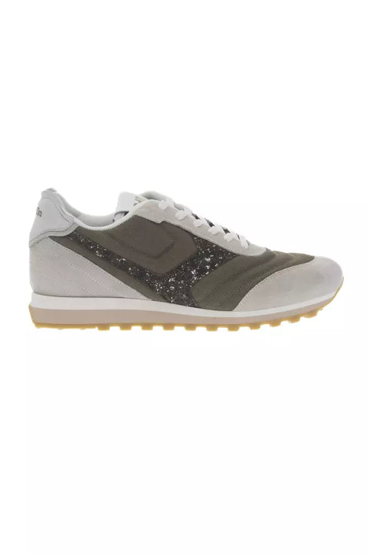Green Leather Men Sneaker
