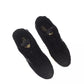 "Black Leather Men Sneaker"