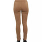 Elegant Stretch Jersey Trousers with Decorative Buttons