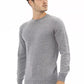 Gray Viscose Men Sweater