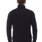 Black Merino Wool Men Sweater