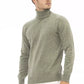 Green Wool Men Sweater