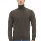 Green Wool Men Sweater