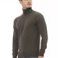 Green Wool Men Sweater