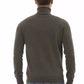 Green Wool Men Sweater