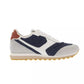 Blue Leather Men Sneaker