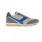 Gray Leather Men Sneaker