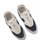 Blue Leather Men Sneaker