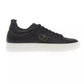 Black Leather Men Sneaker