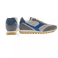 Gray Leather Men Sneaker