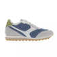 Light Blue Leather Men Sneaker