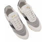 Gray Leather Men Sneaker