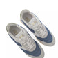 Light Blue Leather Men Sneaker