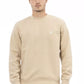 Beige Cotton Men Sweater