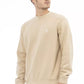 Beige Cotton Men Sweater