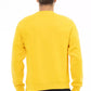Yellow Cotton Men Sweater