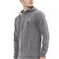 Gray Cotton Men Hoodie