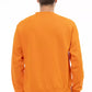 Orange Cotton Men Sweater