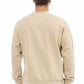 Beige Cotton Men Sweater