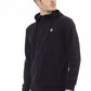Black Cotton Men's Hooded Sweatshirt