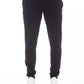 Black Cotton Men Trousers
