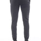 Gray Cotton Men's Sports Trouser