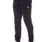 Black Cotton Men Trousers