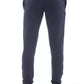 Blue Cotton Men Pants