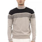 Beige Wool Men Sweater
