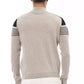 Beige Wool Men Sweater