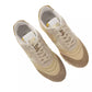 Beige Leather Men Sneaker