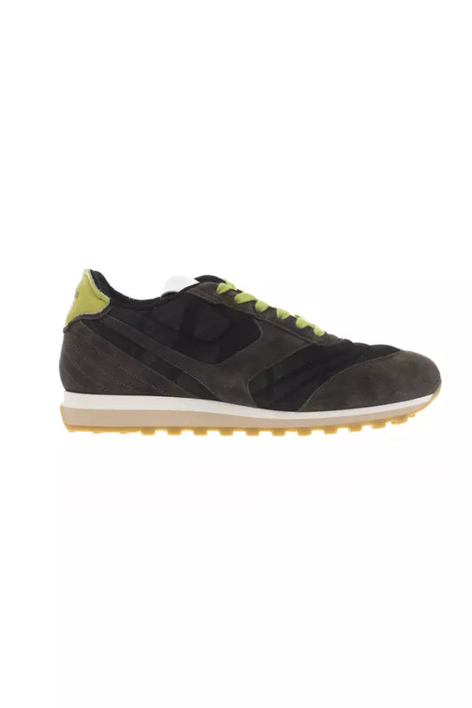 Green Leather Men Sneaker