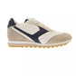Beige Leather Men Sneaker