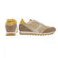 Beige Leather Men Sneaker