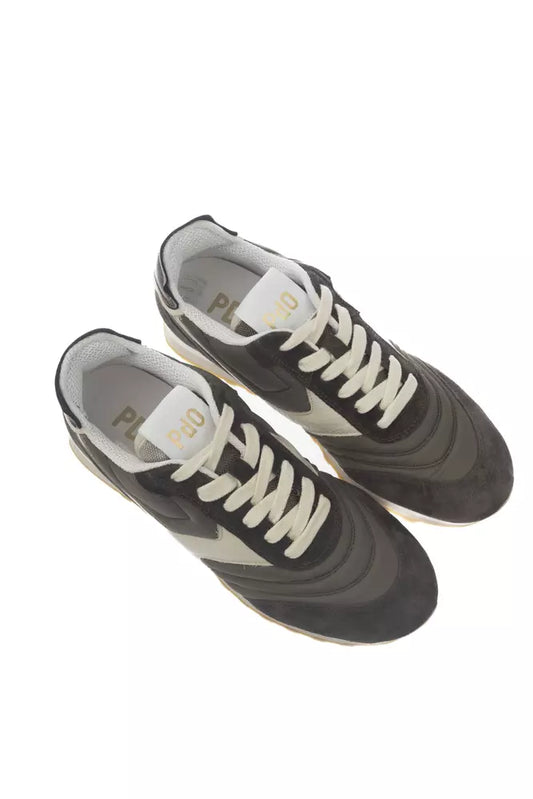 Green Leather Men Sneaker