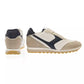 Beige Leather Men Sneaker