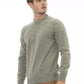 Green Wool Men Sweater