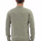 Green Wool Men Sweater