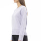 Silver Merino Wool Women Sweater