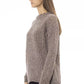 Brown Alpaca Women Sweater