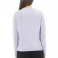 Silver Merino Wool Women Sweater