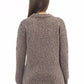 Brown Alpaca Women Sweater