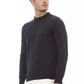Black Wool Men Sweater