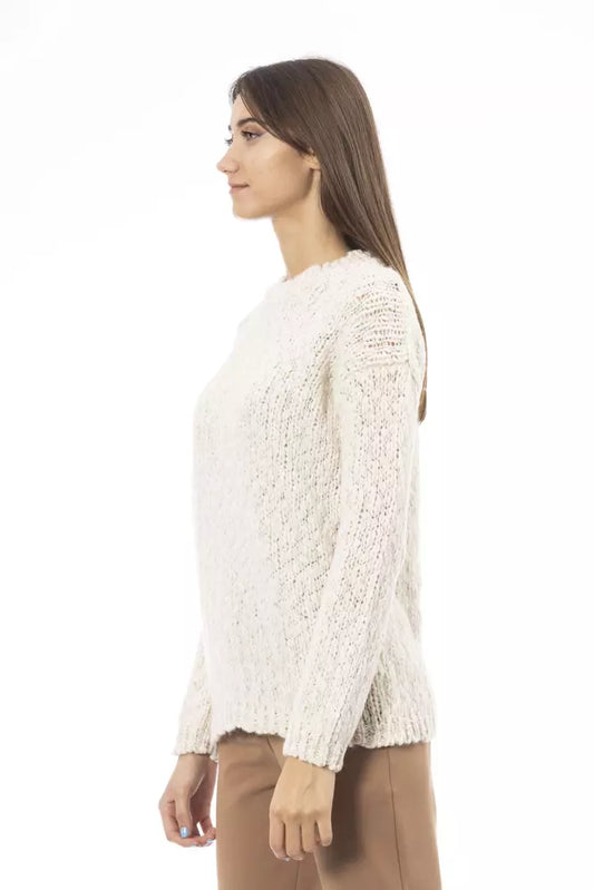White Acetate Women Sweater