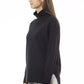Black Merino Wool Women Sweater