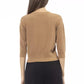 Beige Viscose Women Sweater