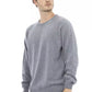Light Blue Viscose Men Sweater