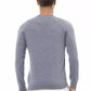 Light Blue Wool Men Sweater