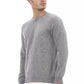 Gray Wool Men Sweater