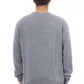 Light Blue Viscose Men Sweater